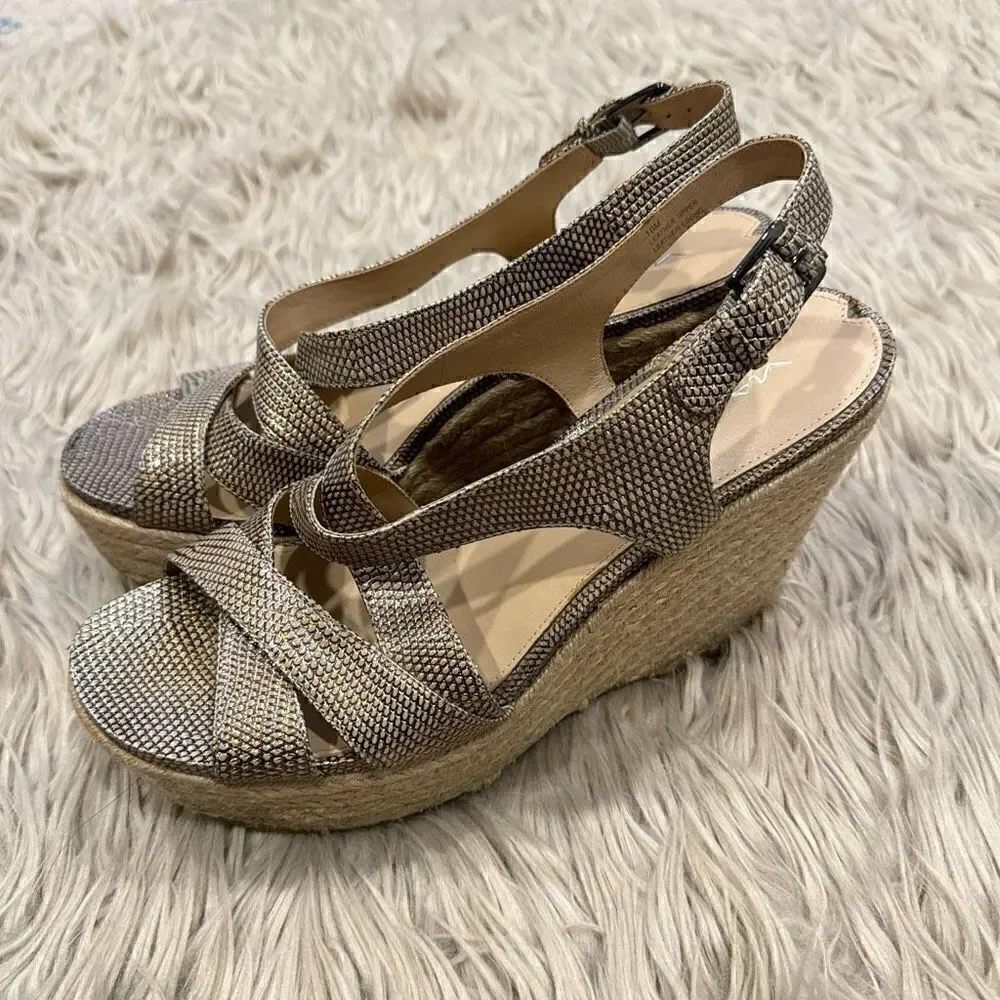 Via Spiga espadrille wedges size 10